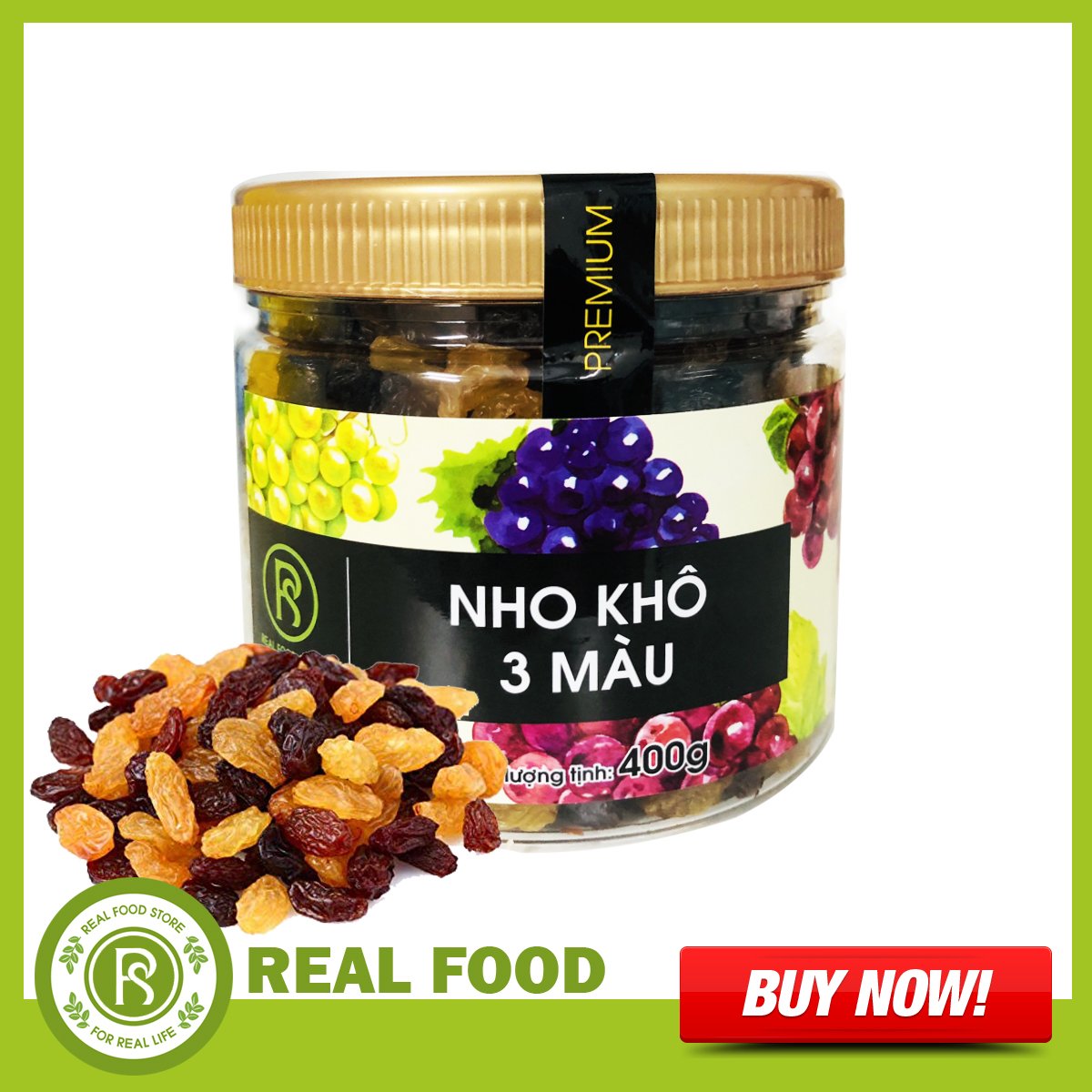 Nho Khô 3 màu 400g